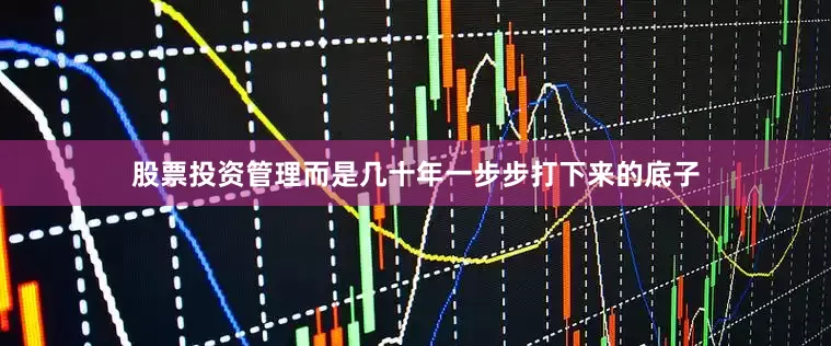 股票投资管理而是几十年一步步打下来的底子